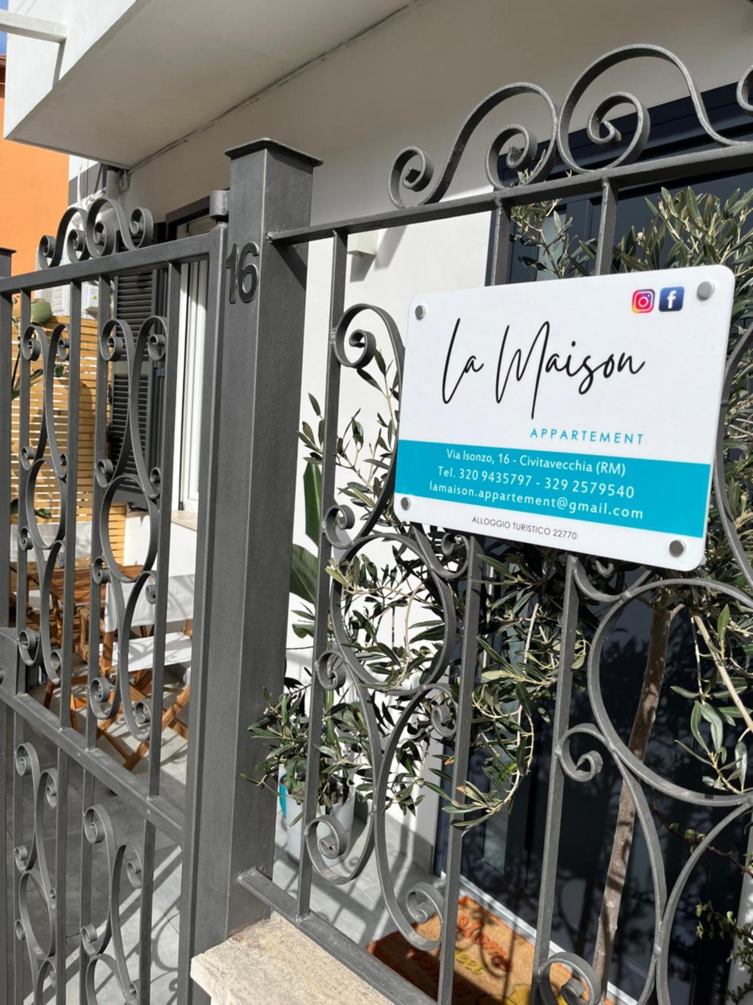 La Maison Appartement - A 200M Dal Porto Civitavecchia Dış mekan fotoğraf